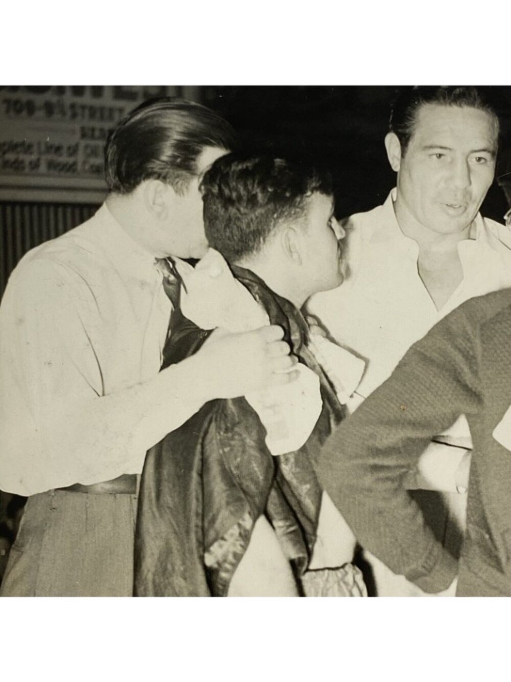 MAX BAER Boxer Referee Photograph World Heavyweight Champion Marino Collins 1920 - Picture 2 of 5